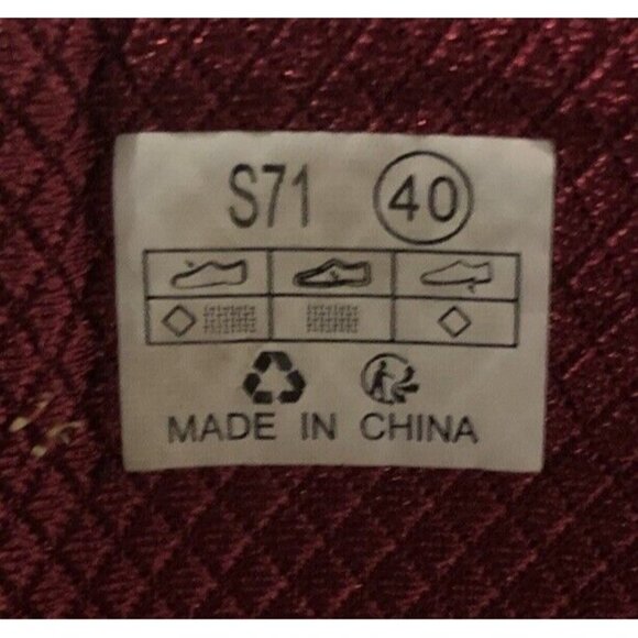 Bronax Mens Supportive Wide Toe Box Red Running Shoes S71 Sz EU40/US 7 GC - Picture 11 of 12